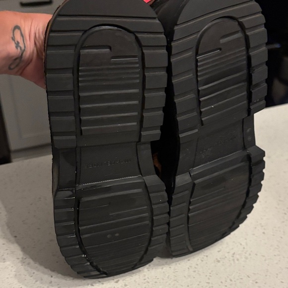 NWOB Michael Kors Cosmo Animal-Print Calf Hair Slip-On Sneakers. Size 8.5. - Picture 7 of 10